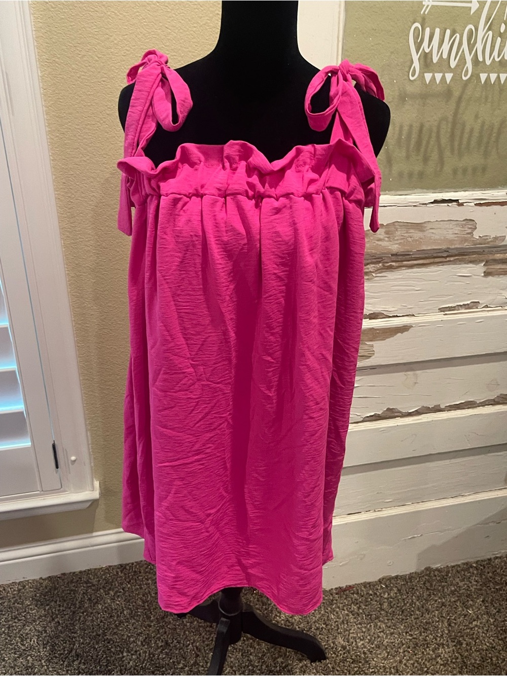 entro Hot Pink Sleeveless Top